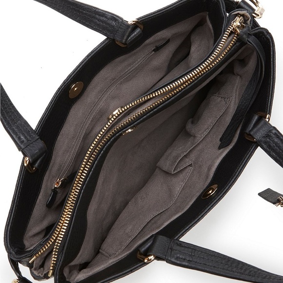 Vince Camuto | Bags | Vince Camuto Black Leather Satchel Purse Nwt ...